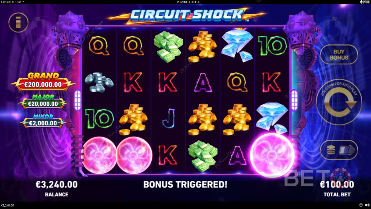 Circuit Shock anmeldelse fra BETO Slots