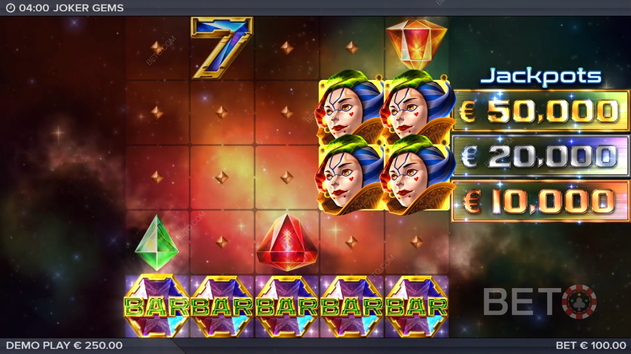 Anmeldelse af Joker Gems på BETO Slots