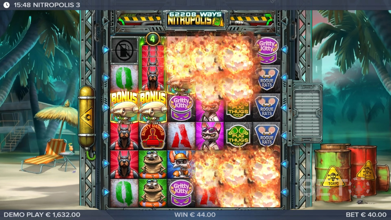 Nitropolis 3 Anmeldelse fra BETO Slots