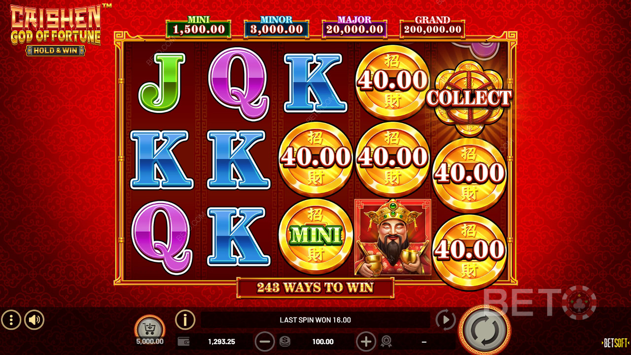 Caishen Lykkens Gud: Anmeldelse fra BETO Slots