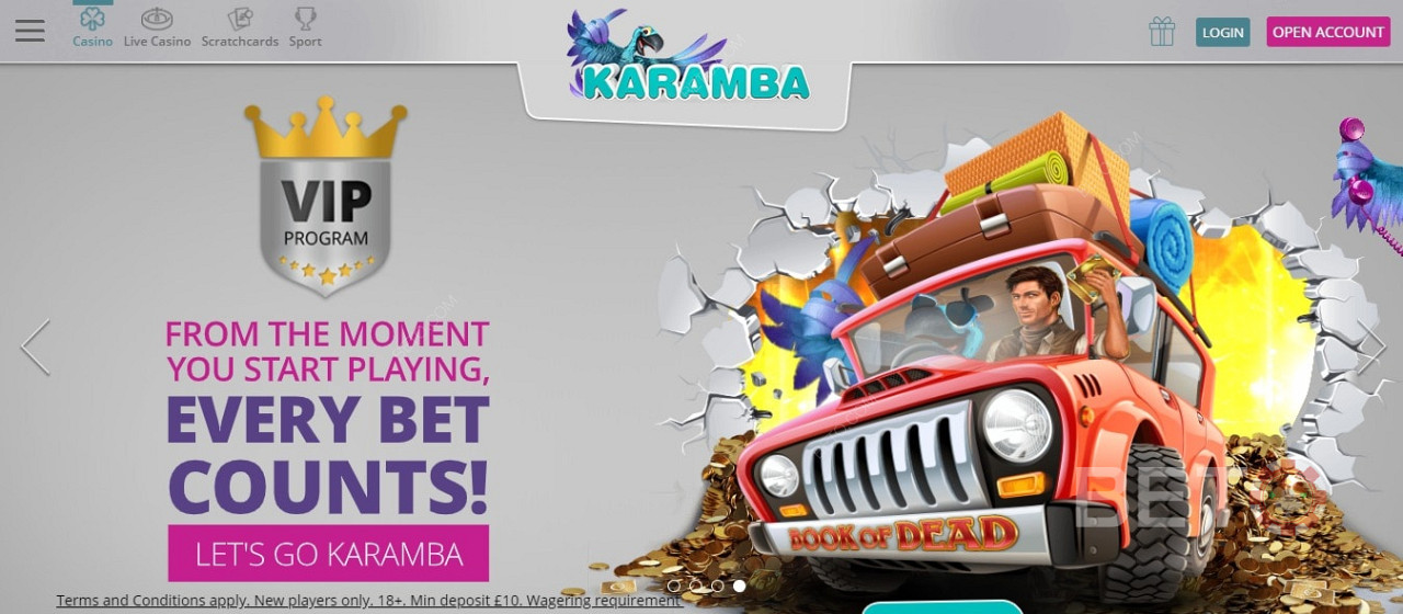 Bliv VIP medlem hos Karamba