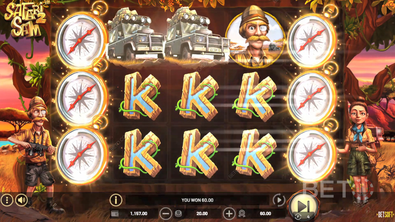 Safari Sam 2 Anmeldelse fra BETO Slots