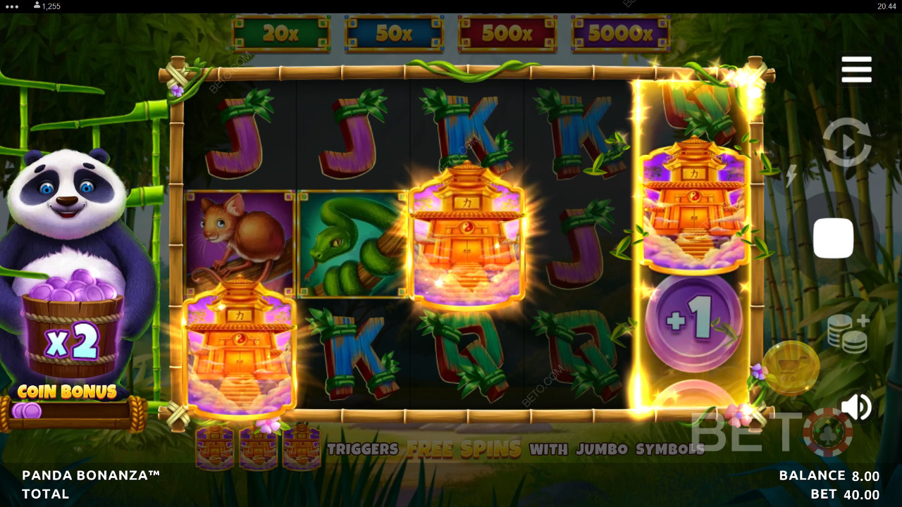 Panda Bonanza Anmeldelse fra BETO Slots