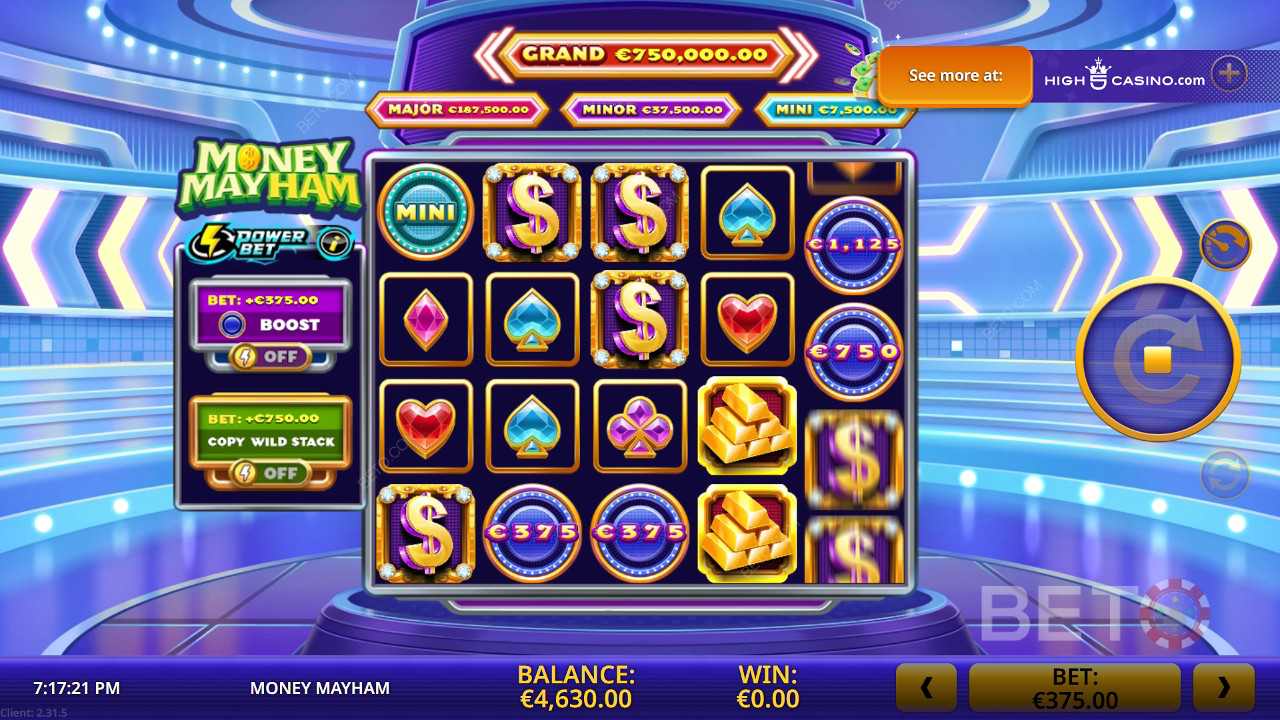 Pengekaos: Anmeldelse fra BETO Slots