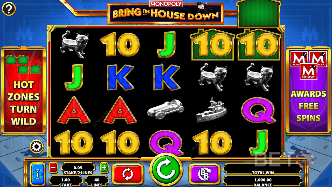 Monopoly Byg Huset - oplev masser af bonus, gratis spins og spændende gameplay