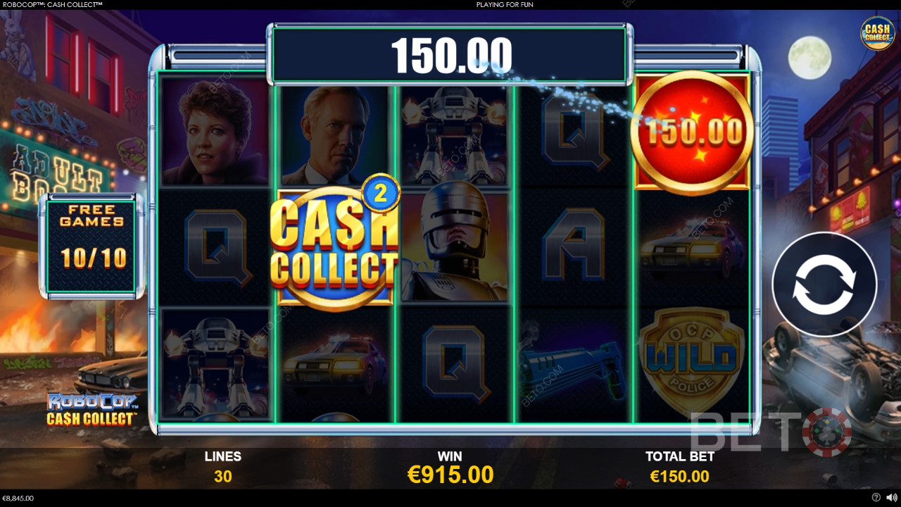 Er RoboCop: Cash Collect spilleautomaten værd at prøve?