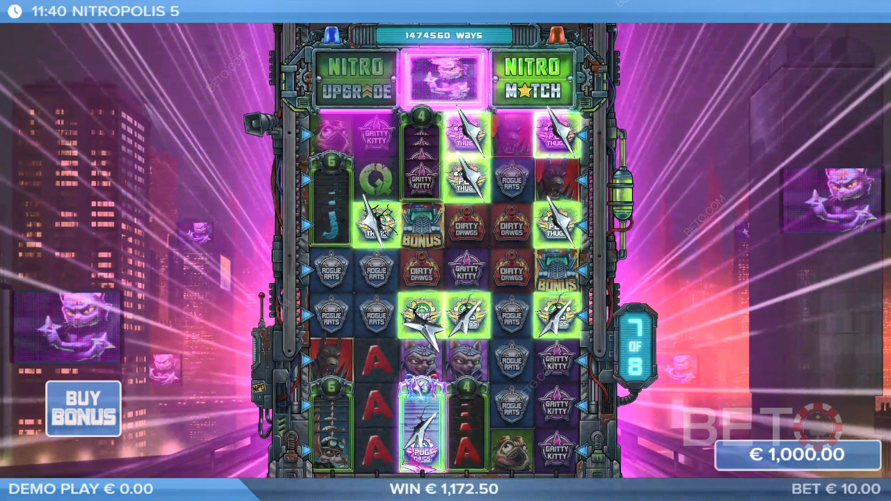 Nitropolis 5 Anmeldelse fra BETO Slots