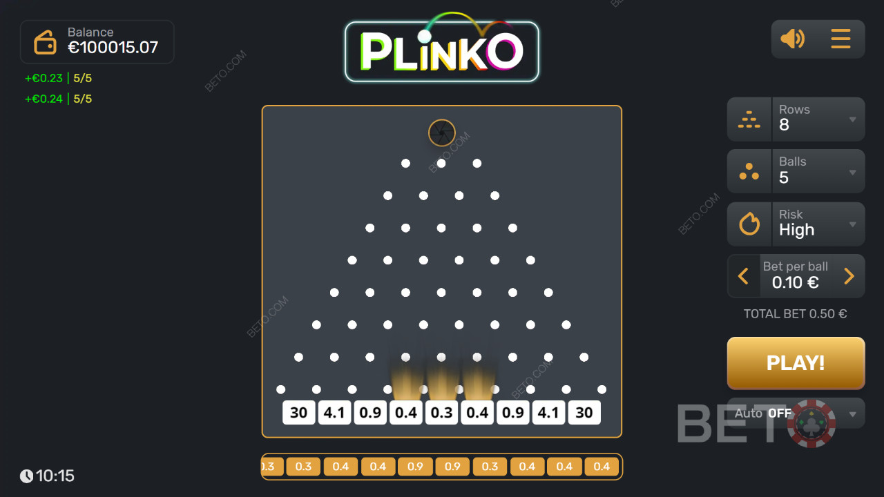 Sådan spiller du Plinko fra Gaming Corps