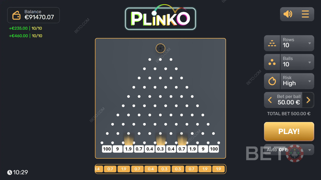 Plinko Spillet - Vores Dom