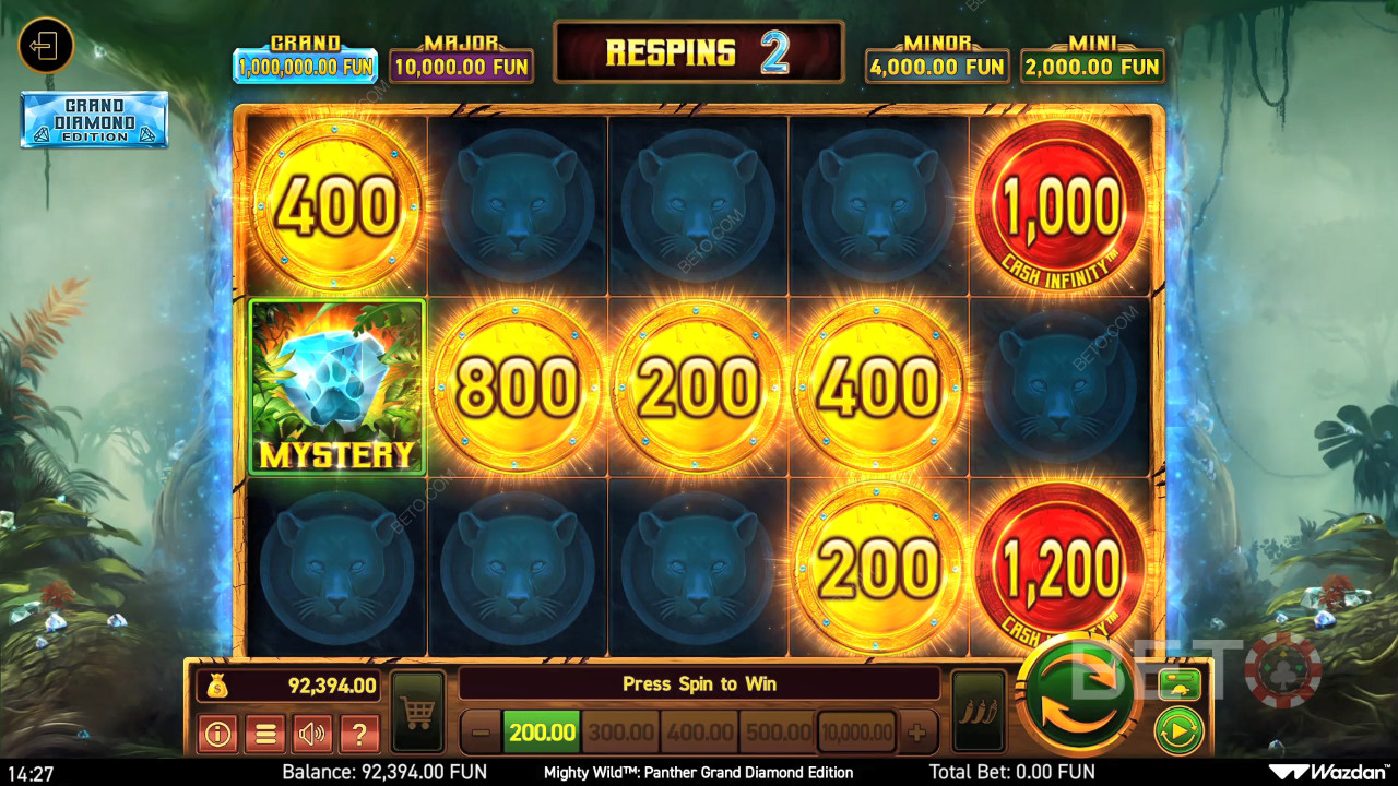 Sådan spiller du Mighty Wild: Panther Grand Diamond Edition fra Wazdan