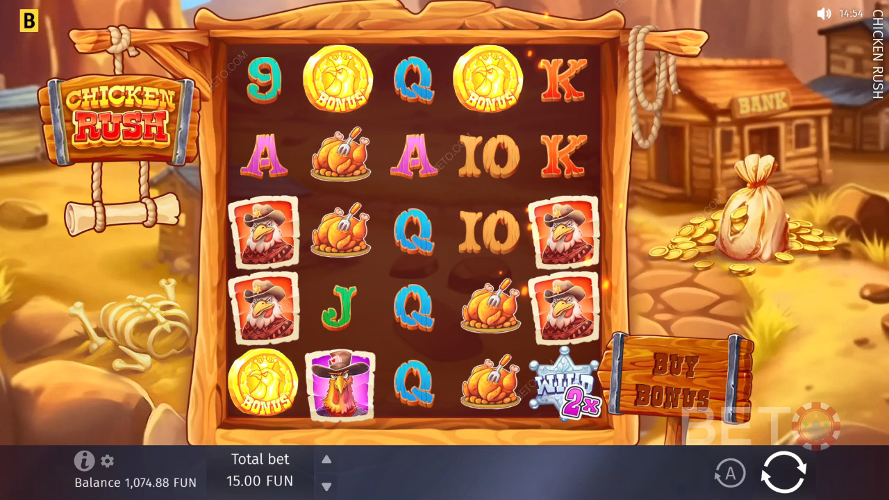 Chicken Rush: Anmeldelse fra BETO Slots