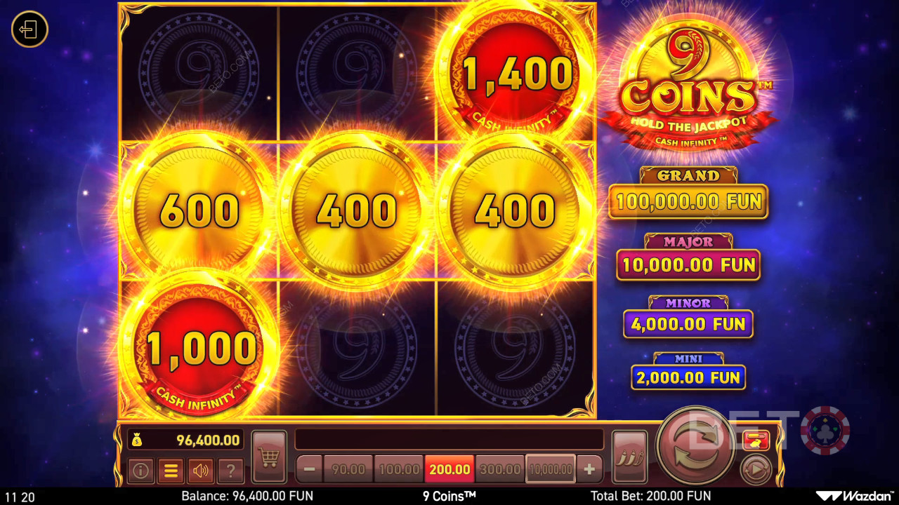 9 Coins Anmeldelse fra BETO Slots