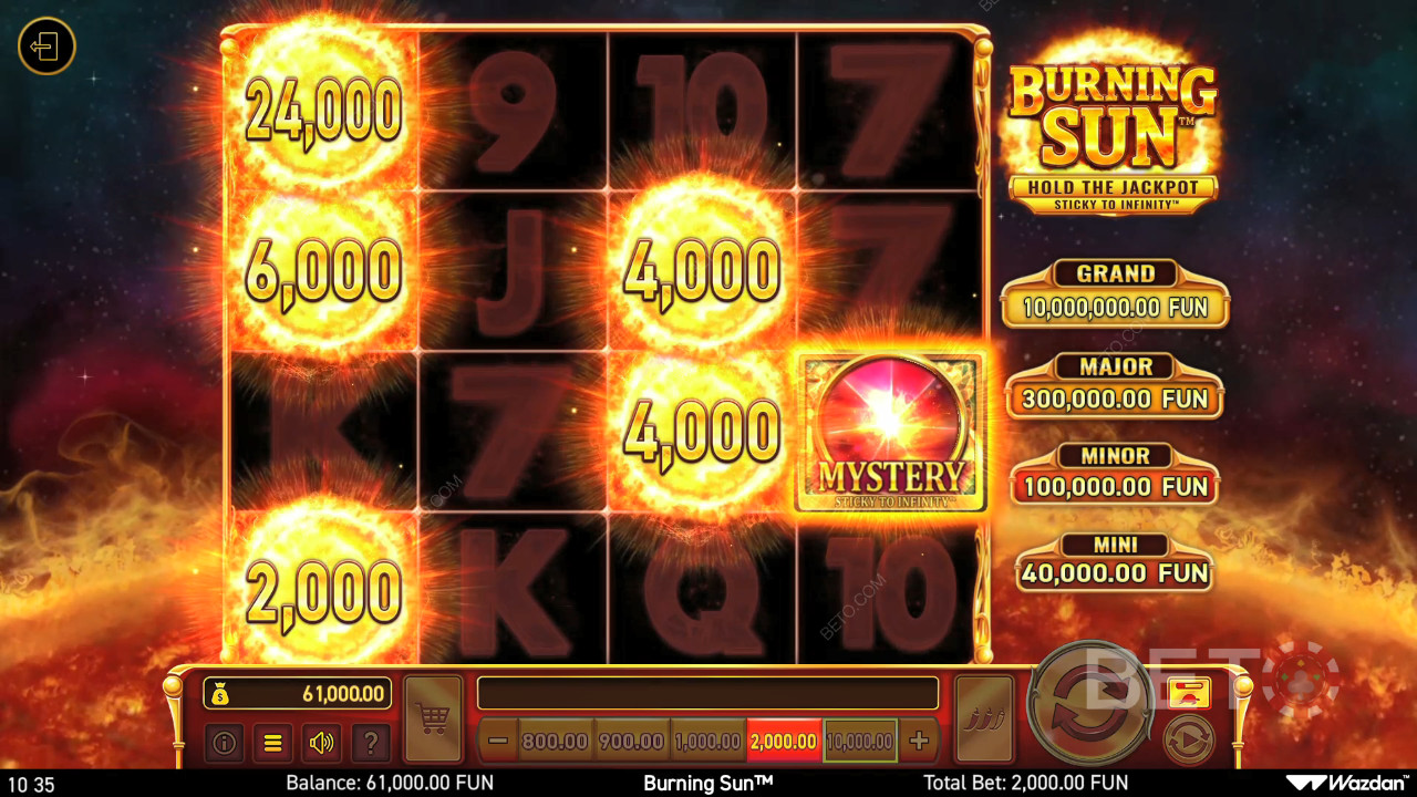 Burning Sun Spil For sjov