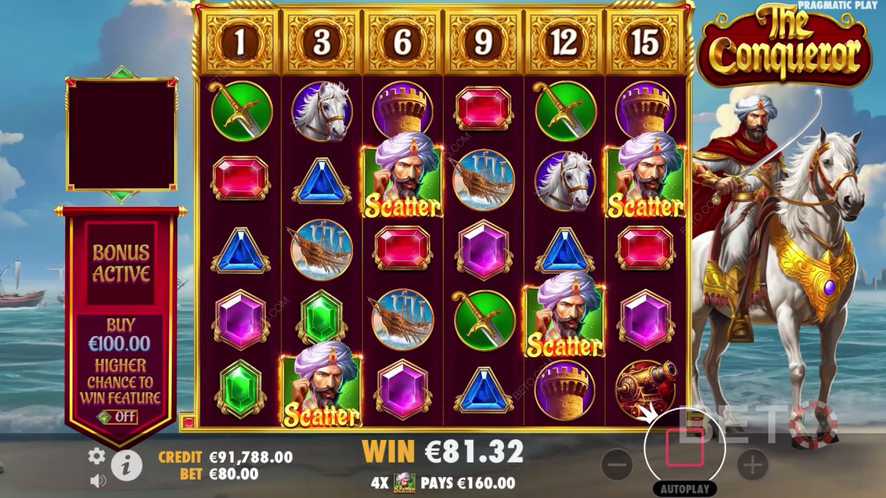 Erobreren: Anmeldelse fra BETO Slots