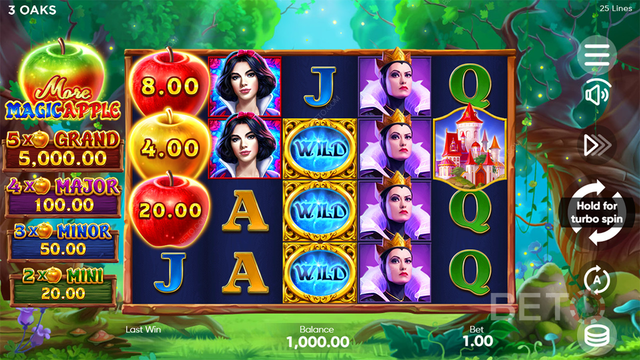 Sådan spiller du 3 Oaks Gamings Flere Magiske Æbler