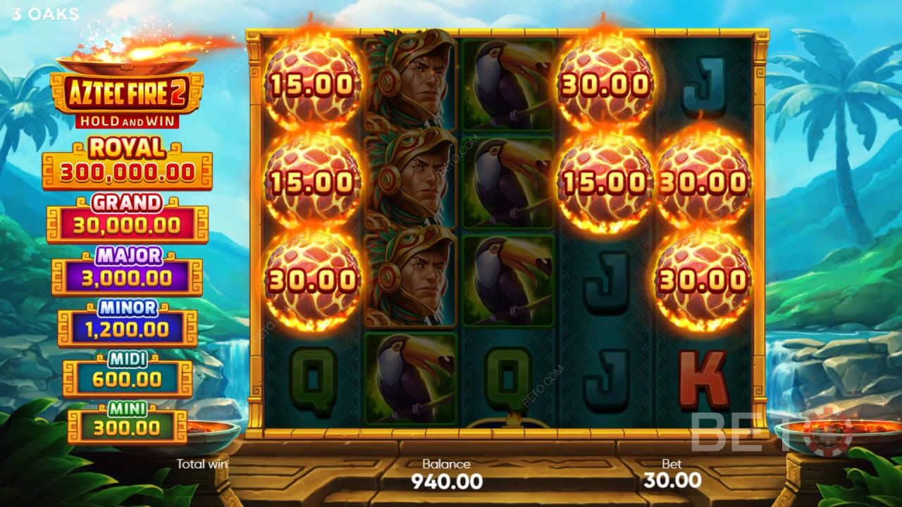 Aztec Fire 2 Anmeldelse fra BETO Slots