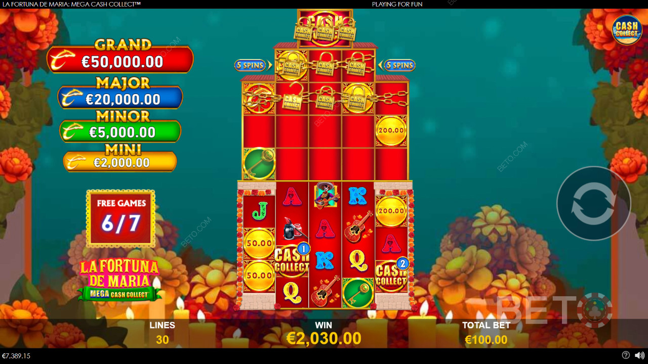 La Fortuna de Maria: Mega Cash Collect Spil For sjov