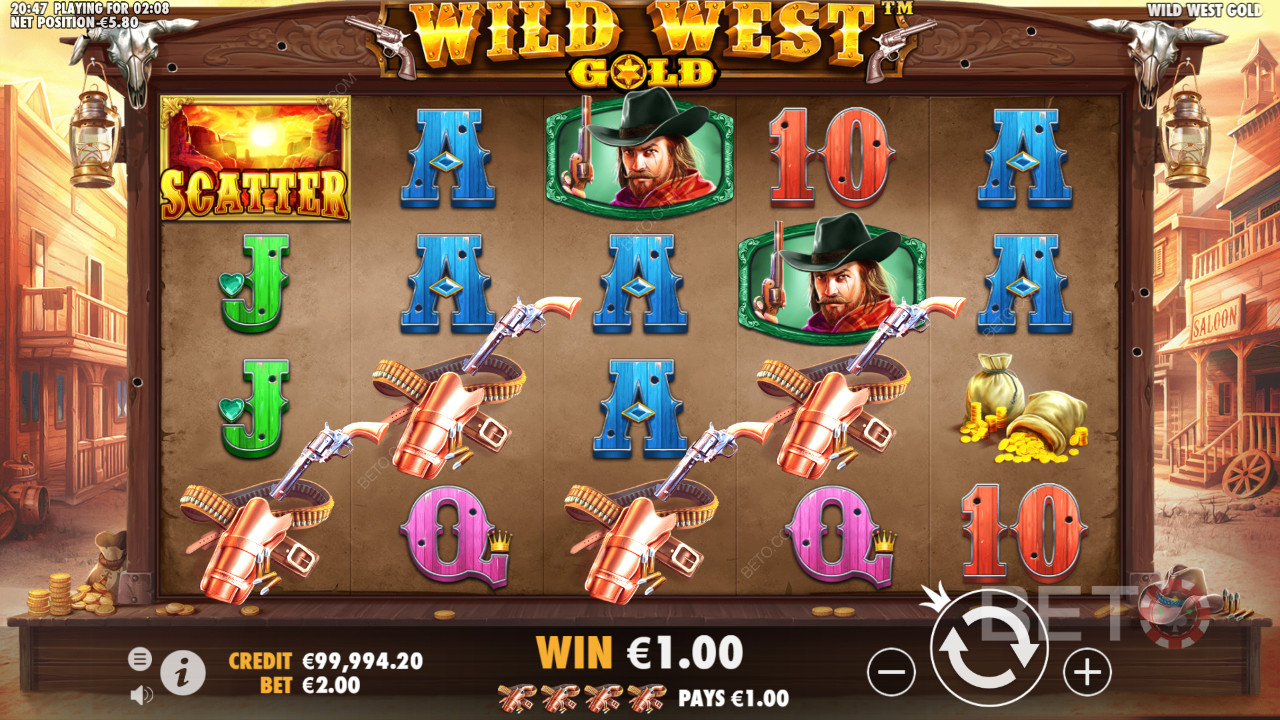 Stor gevinst i Wild West Gold