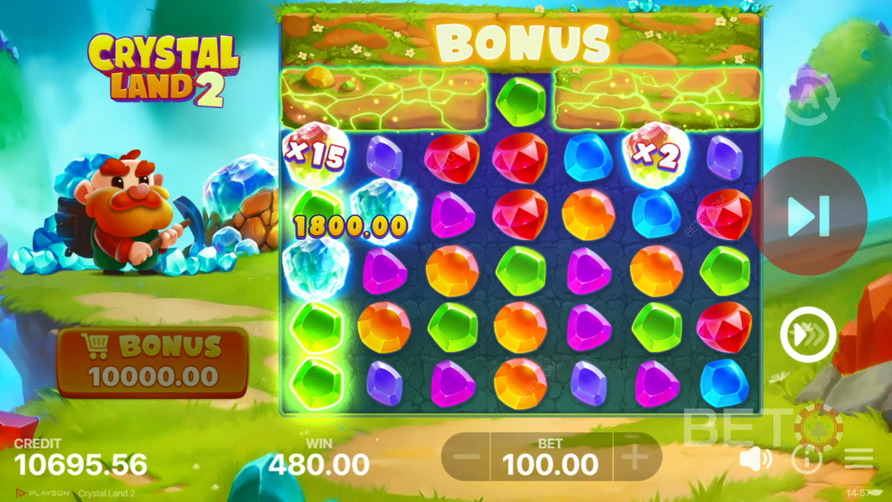Crystal Land 2 Anmeldelse fra BETO Slots
