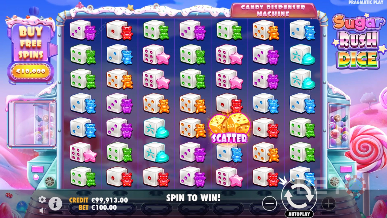 Vurdering af Sugar Rush Dice Online Spilleautomat