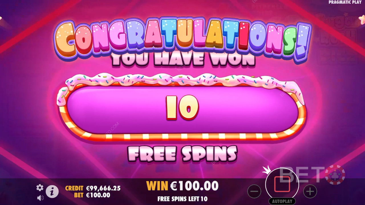 Bonusfunktioner Forklaret i Sugar Rush Dice fra Pragmatic Play
