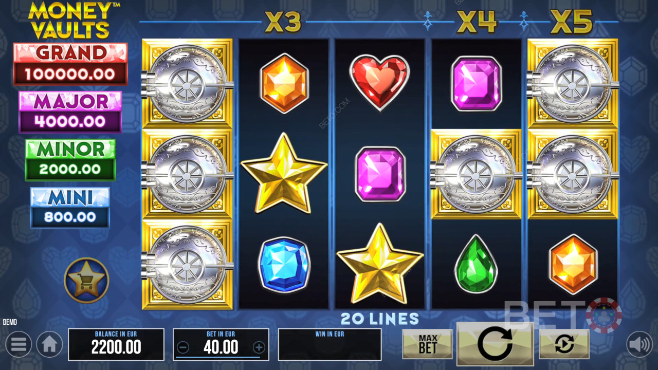 Pengeskabe Anmeldelse fra BETO Slots