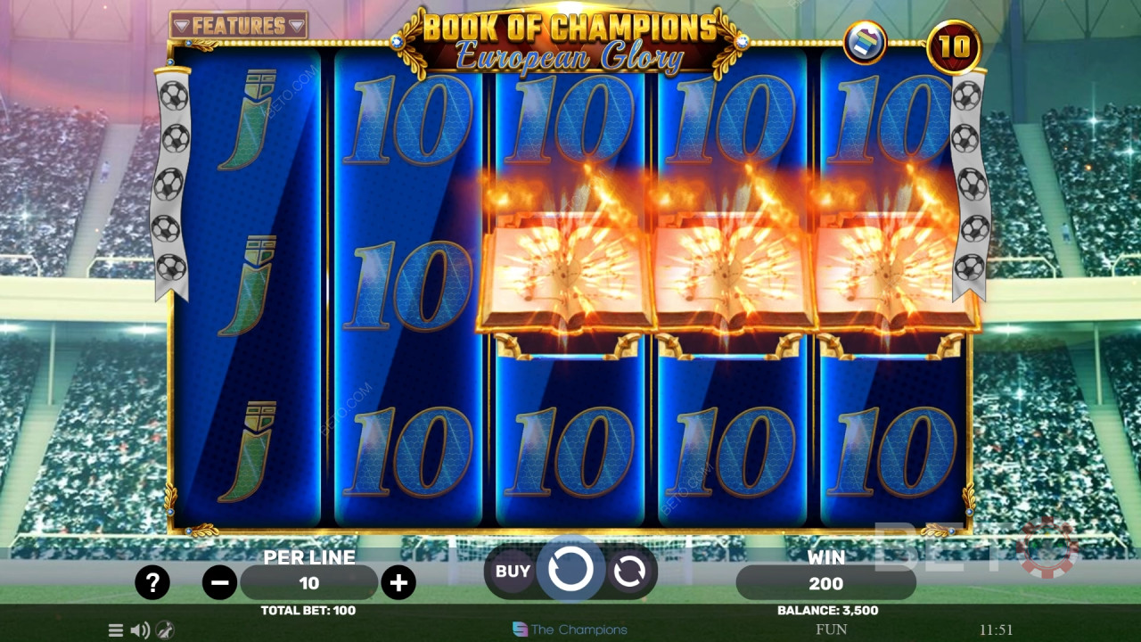 Book of Champions - European Glory Spil For sjov
