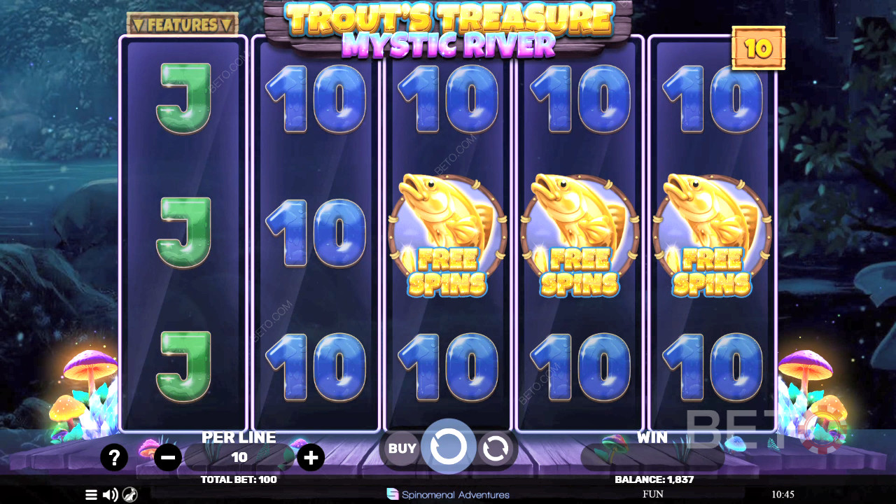 Trout's Treasure - Mystic River Spil For sjov