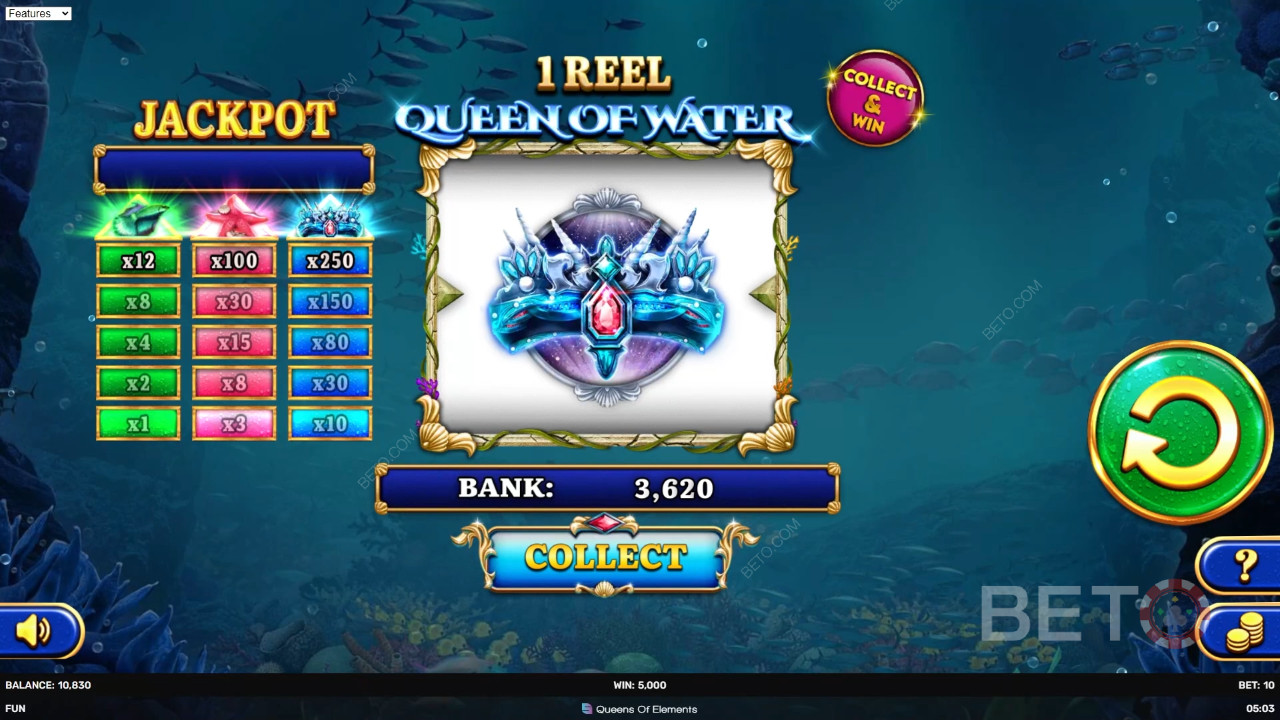 1 Reel Queen of Water Spil For sjov