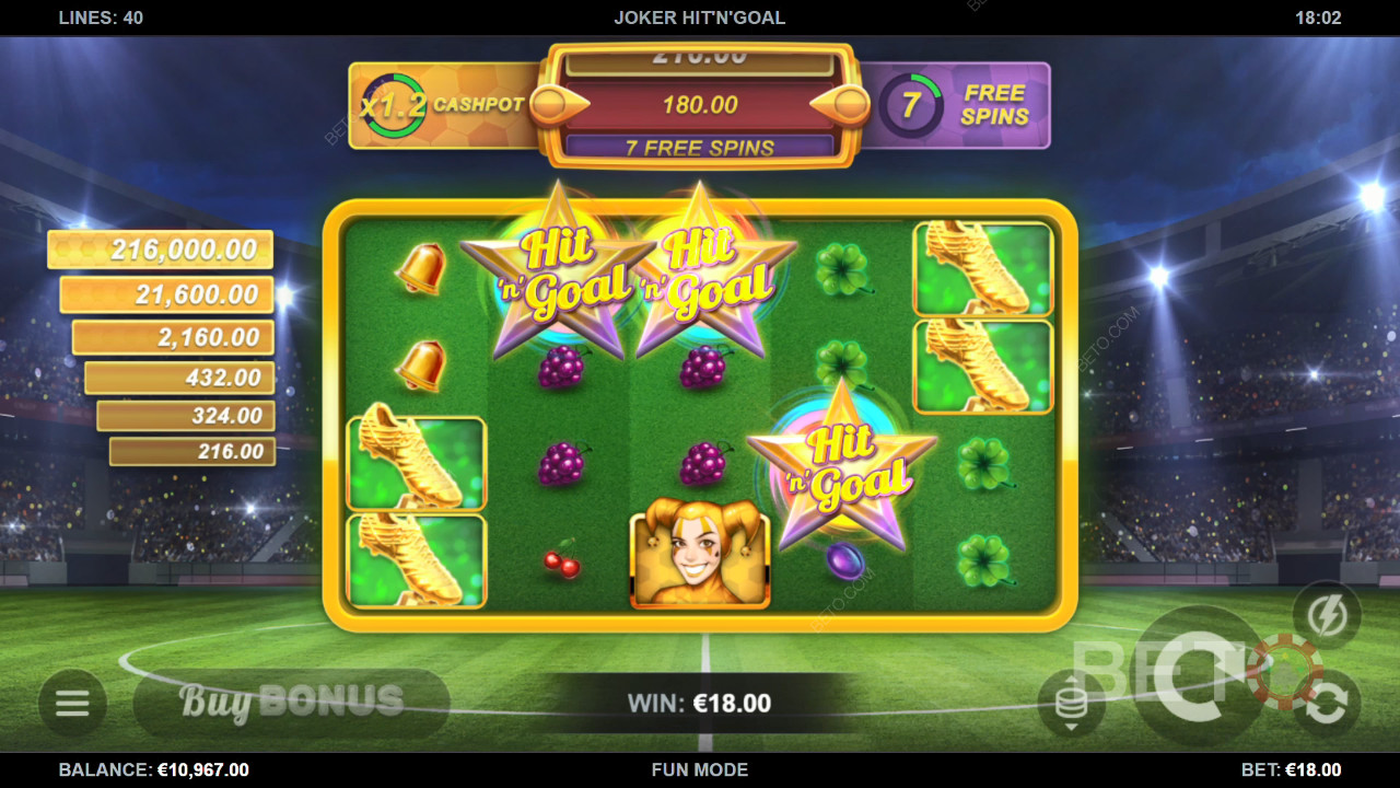 Joker Hit'n'Goal Spil For sjov