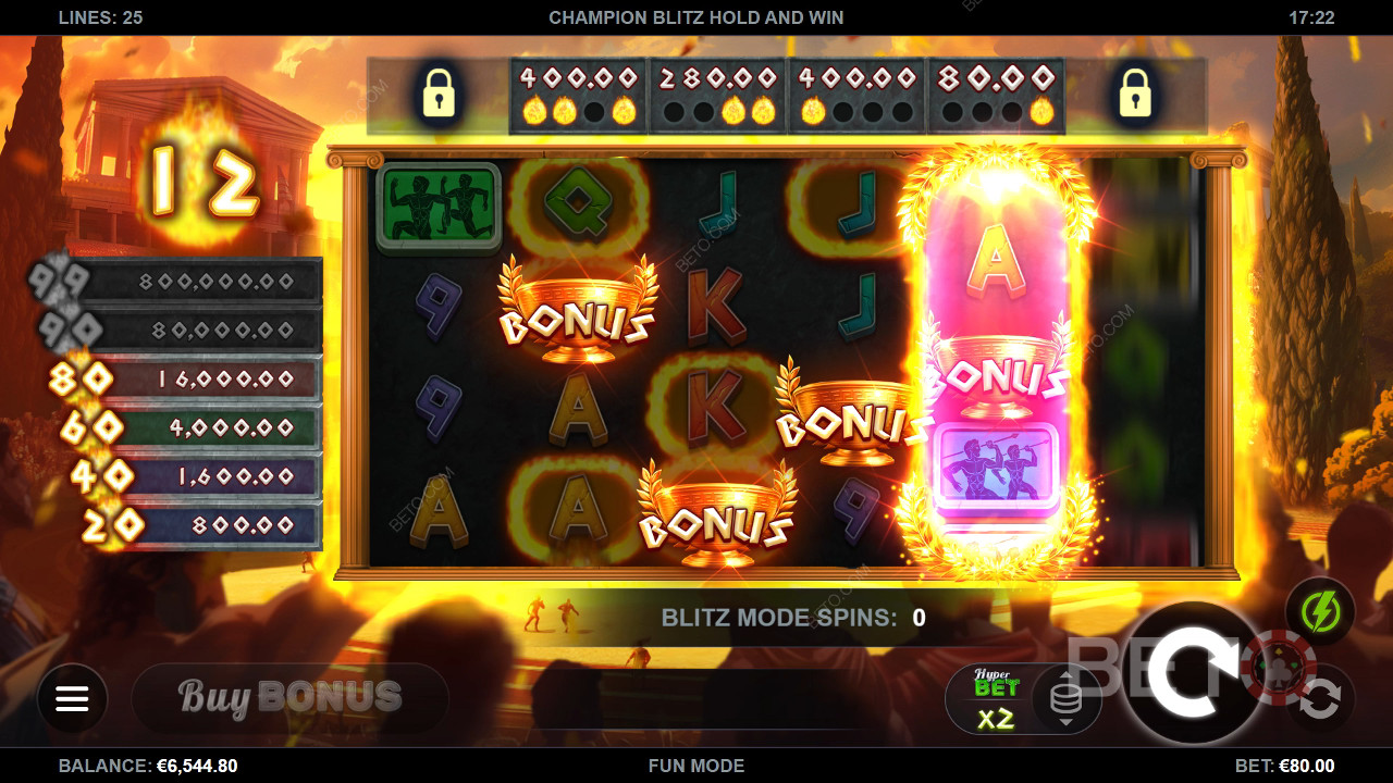 Champion Blitz Hold and Win: Anmeldelse fra BETO