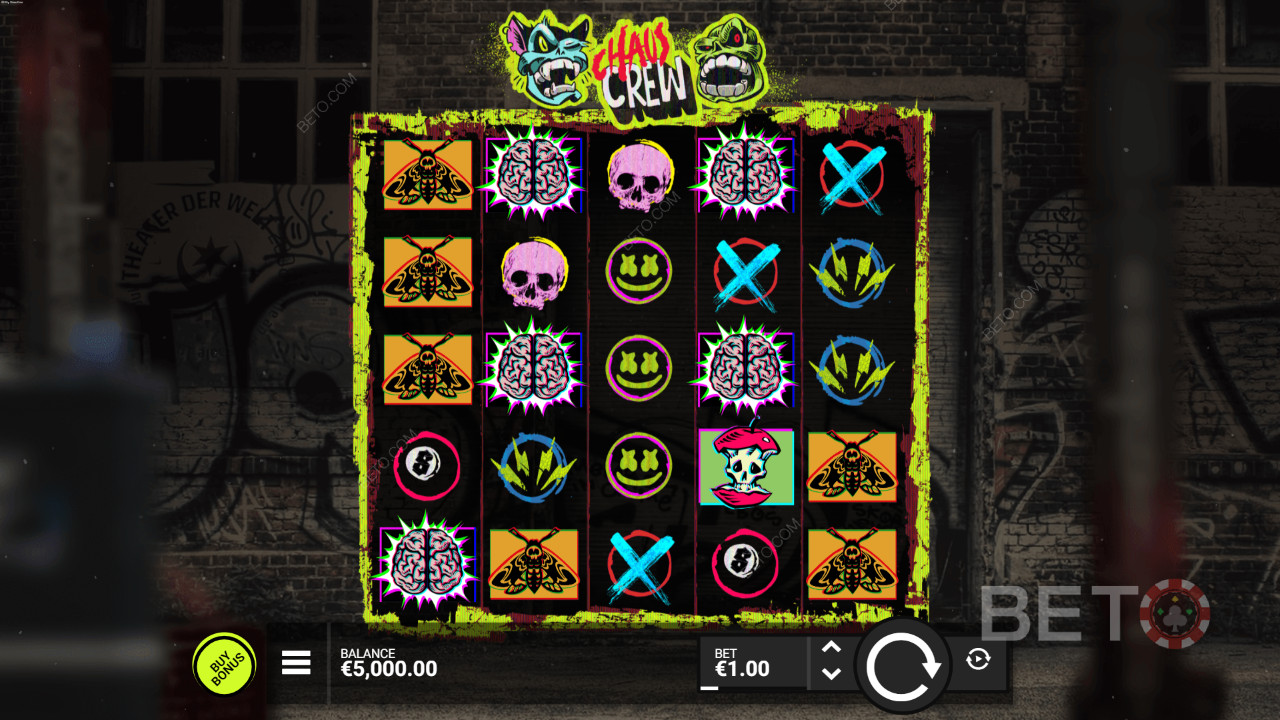 Hacksaw Gamings Chaos Crew spilleautomat