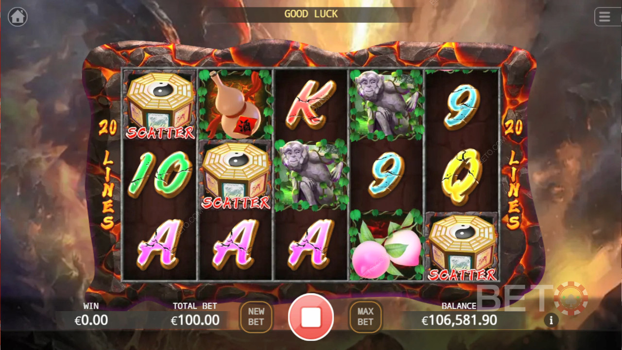 Abekongen anmeldelse fra BETO Slots