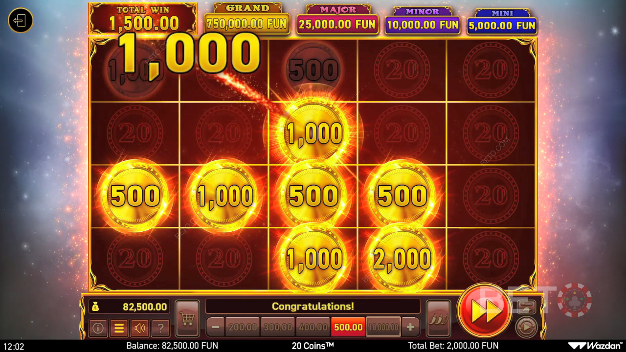 20 Coins: Anmeldelse fra BETO Slots