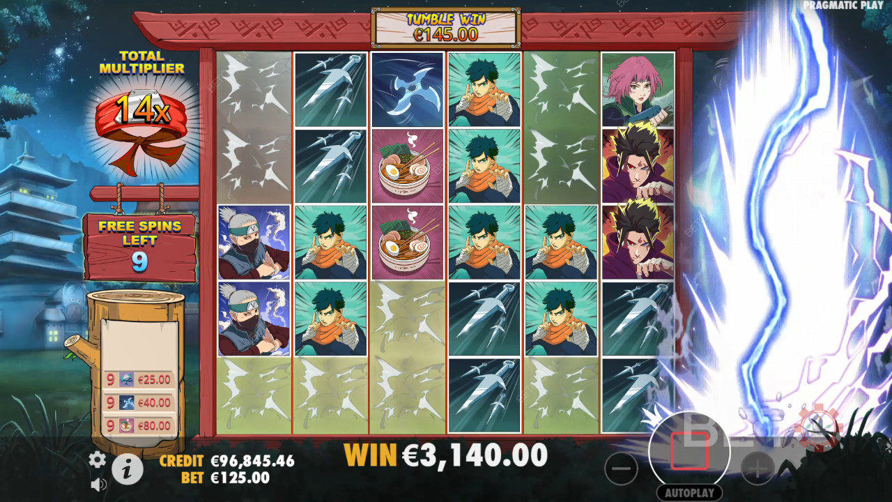 Sådan spiller du Power of Ninja fra Pragmatic Play