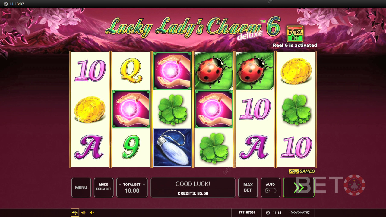 Lucky Lady's Charm deluxe 6 Spil For sjov