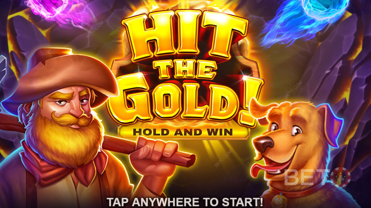 Grav skjulte skatte op i det funklende Hold & Win-spil, Hit the Gold! Spilleautomat