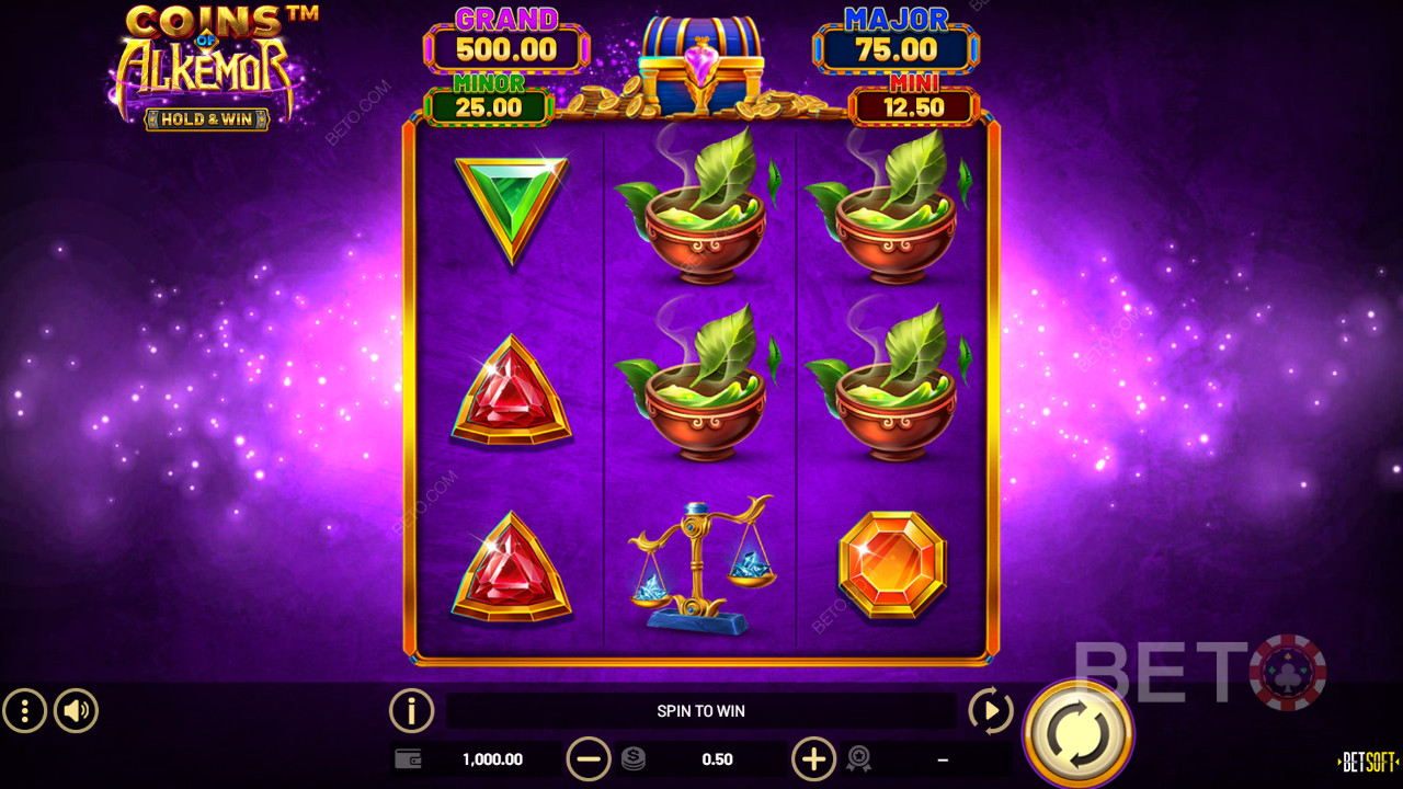 Coins of Alkemor - Hold & Win: Vores dom over spilleautomaten