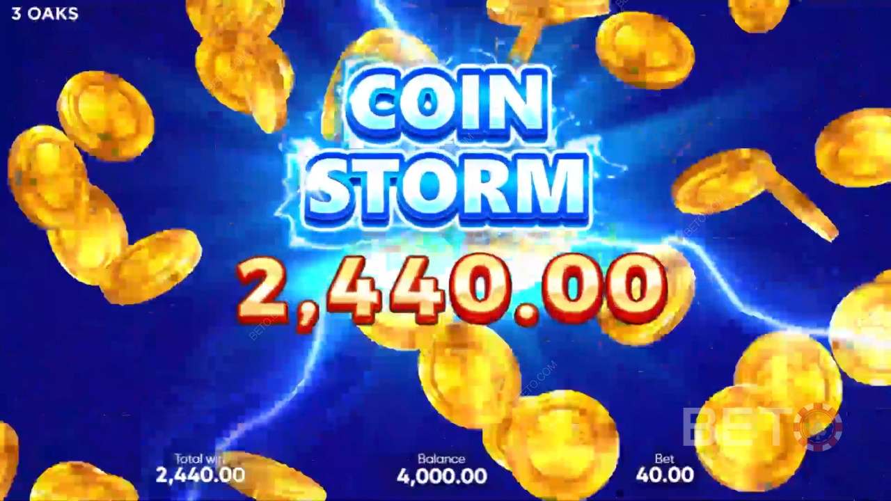 Vind 500x Din Indsats i Coin Up: Lightning Spilleautomaten!