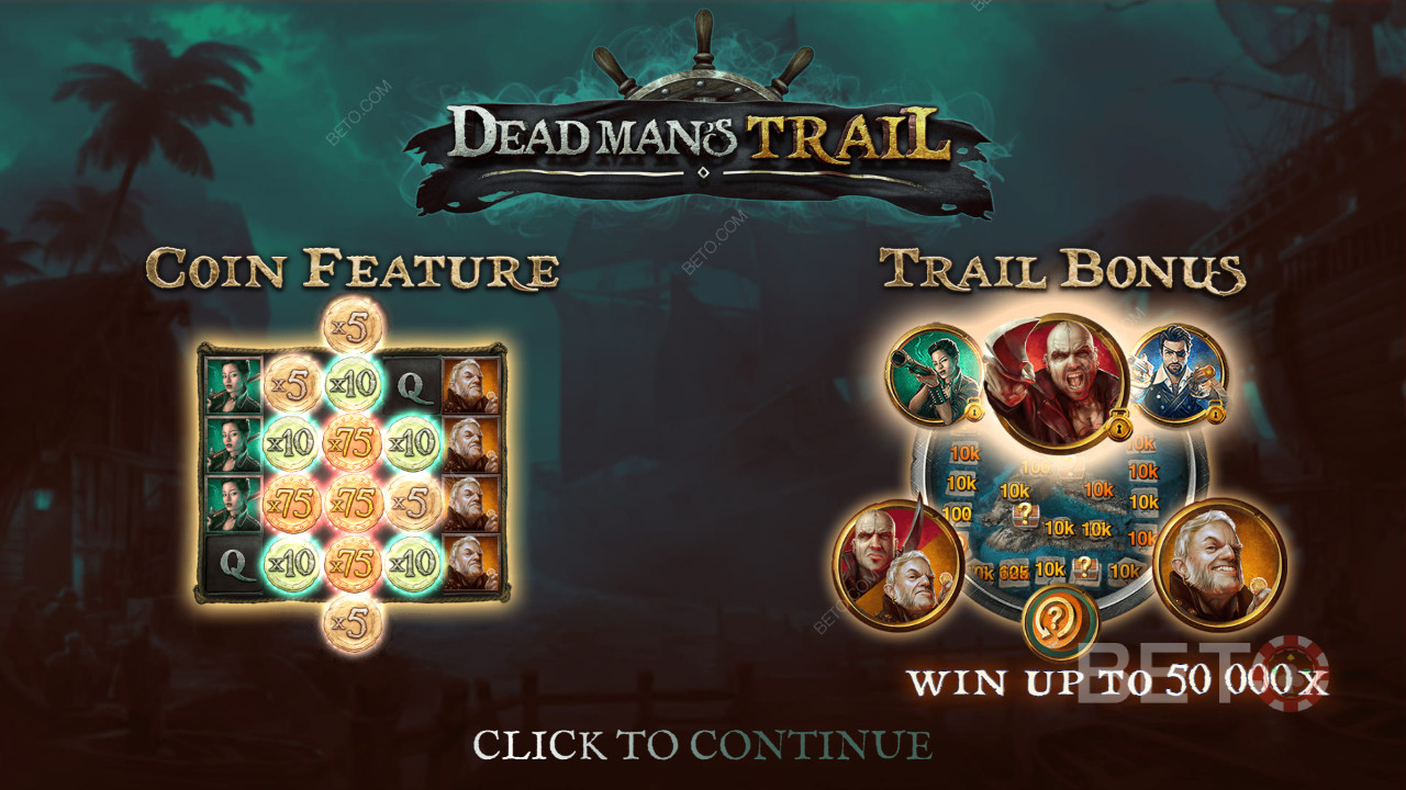 Nyd Trail Bonus og Mønt-funktionen i Dead Man