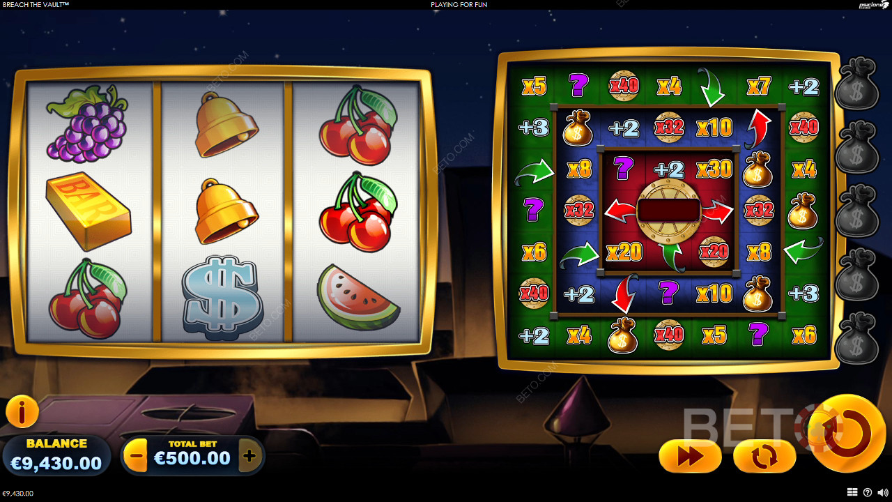 Vind 1.719x Din indsats i Breach The Vault Spilleautomaten!