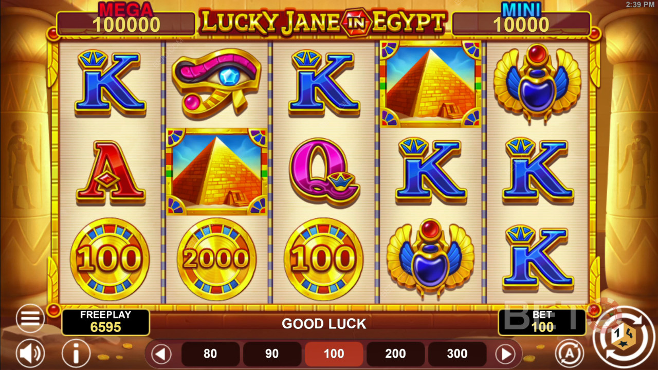 Heldige Jane i Egypten Hold & Win anmeldelse af BETO