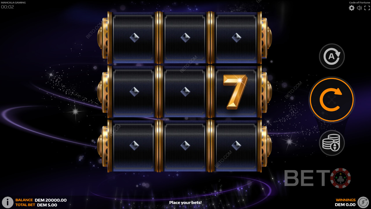 Sådan spiller du Code of Fortune fra Mancala Gaming