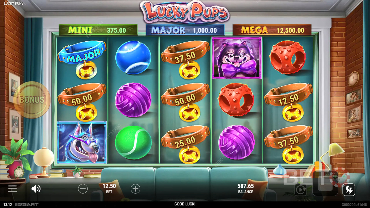 Heldige Hvalpe: Anmeldelse fra BETO Slots