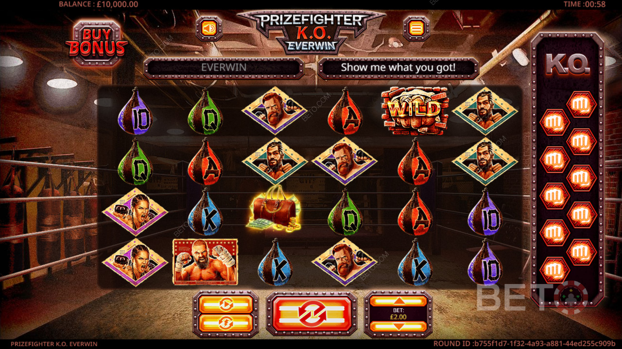 Stærke boksere i ringen på Prize Fighter KO