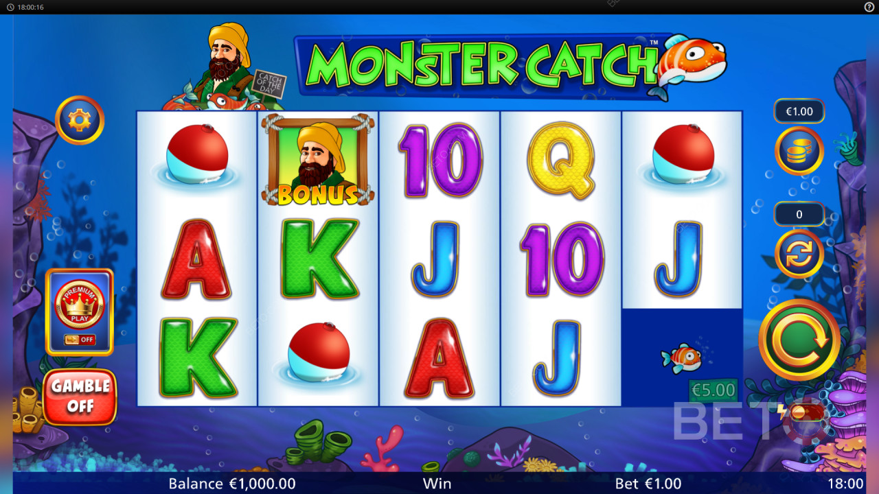 Sådan spiller du Monster Catch fra Light and Wonder
