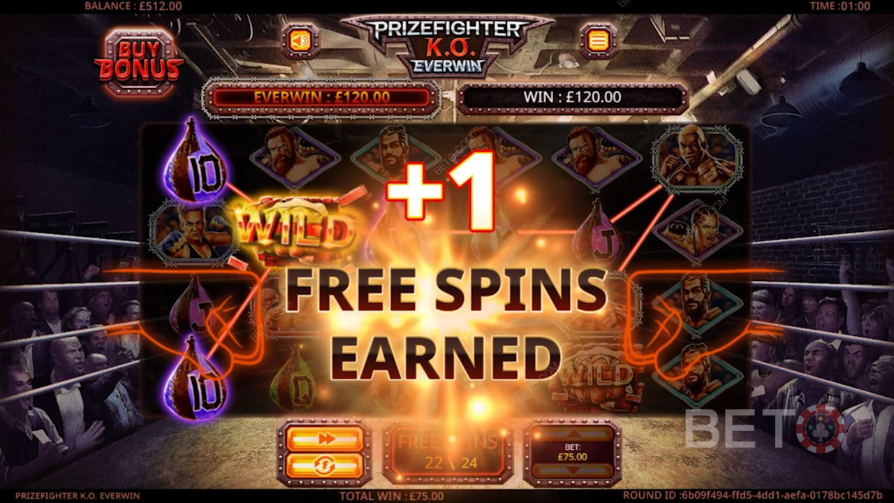 Vind ekstra Gratis Spins i denne spilleautomat