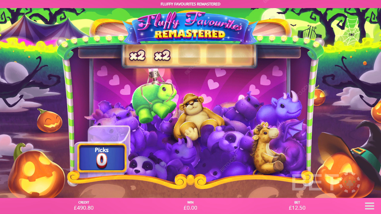 Bonusfunktioner i Fluffy Favourites Remastered fra Eyecon