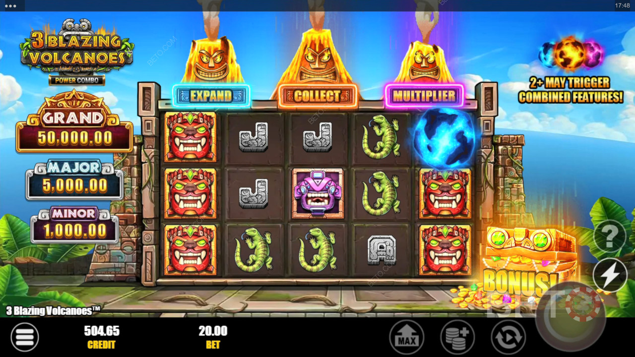 3 Flammende Vulkaner Power Combo Anmeldelse af BETO
