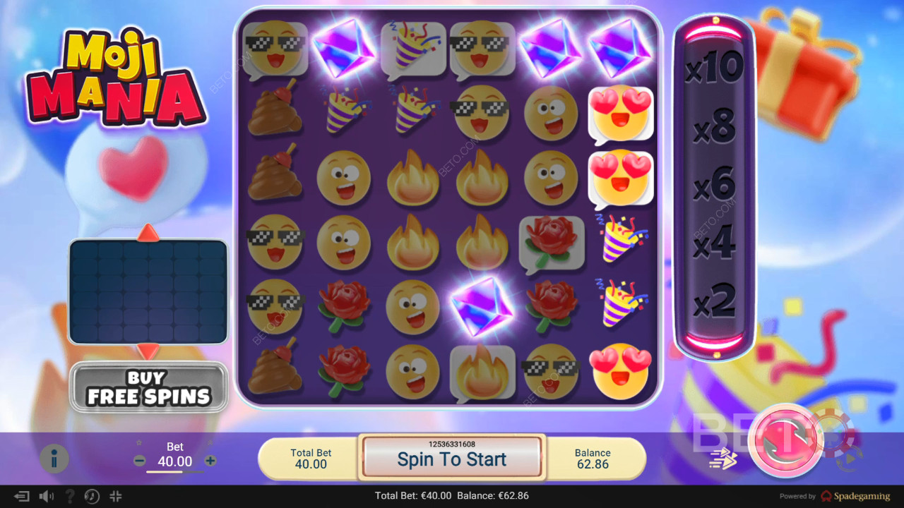 Moji Mania Anmeldelse fra BETO Slots